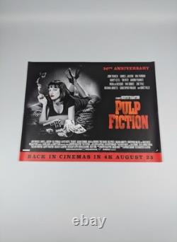 Pulp Fiction 30th Anniversary Quad Poster U. K. Cinema