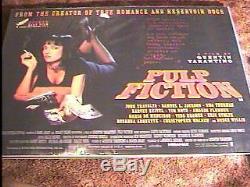 Pulp Fiction Br Quad Movie Poster Tarantino 30x40