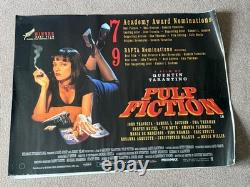 Pulp Fiction Genuine Film Poster UK Cinema Quad Quentin Tarantino Uma Thurman