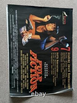 Pulp Fiction Genuine Film Poster UK Cinema Quad Quentin Tarantino Uma Thurman