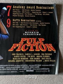 Pulp Fiction Genuine Film Poster UK Cinema Quad Quentin Tarantino Uma Thurman