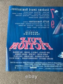 Pulp Fiction Genuine Film Poster UK Cinema Quad Quentin Tarantino Uma Thurman