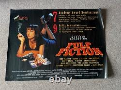 Pulp Fiction Genuine Film Poster UK Cinema Quad Quentin Tarantino Uma Thurman