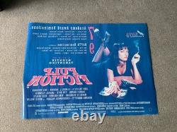 Pulp Fiction Genuine Film Poster UK Cinema Quad Quentin Tarantino Uma Thurman