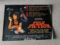 Pulp Fiction Genuine Film Poster UK Cinema Quad Quentin Tarantino Uma Thurman