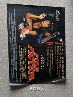 Pulp Fiction Genuine Film Poster UK Cinema Quad Quentin Tarantino Uma Thurman