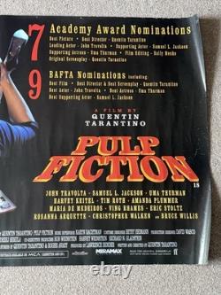 Pulp Fiction Genuine Film Poster UK Cinema Quad Quentin Tarantino Uma Thurman