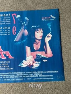 Pulp Fiction Genuine Film Poster UK Cinema Quad Quentin Tarantino Uma Thurman