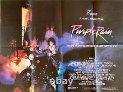 Purple Rain Original 1984 Movie Quad Poster Prince Albert Magnoli