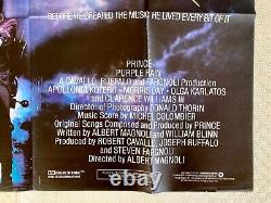 Purple Rain Original 1984 Movie Quad Poster Prince Albert Magnoli