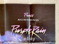 Purple Rain Original 1984 Movie Quad Poster Prince Albert Magnoli