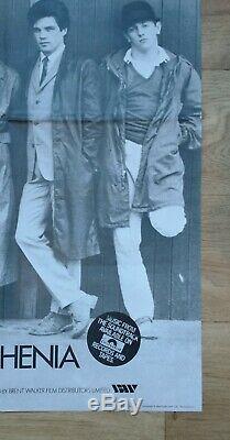 QUADROPHENIA (1979) original UK quad movie poster FIRST RELEASE Mods The Who