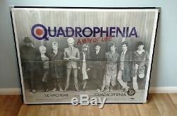 QUADROPHENIA (1979) original UK quad movie poster FIRST RELEASE Mods The Who