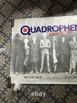 QUADROPHENIA original Quad Poster