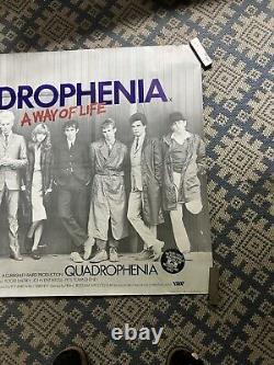 QUADROPHENIA original Quad Poster