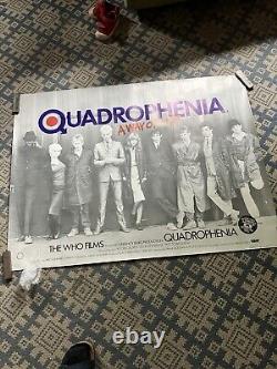 QUADROPHENIA original Quad Poster