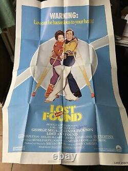 Quad Movie poster for Lost and Found signed by Glenda Jackson in person