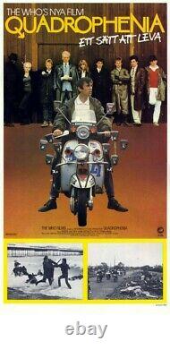 Quadrophenia Poster Original Very Rare Swedish Version