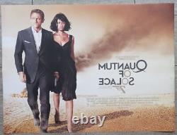Quantum of Solace (2008) Original D/S UK Quad Movie Poster, Daniel Craig 007