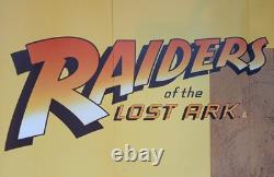 RAIDERS OF THE LOST ARK (1981) original UK quad poster Richard Amsel art