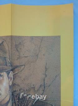 RAIDERS OF THE LOST ARK (1981) original UK quad poster Richard Amsel art