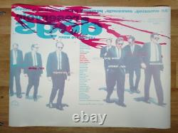 RESERVOIR DOGS (1992) excellent cond original DOUBLE-SIDED UK cinema QUAD POSTER