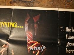 RE-ANIMATOR 1985 original UK QUAD POSTER Stuart Gordon Cult Comedy Horror Gore