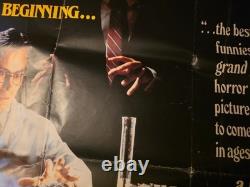 RE-ANIMATOR 1985 original UK QUAD POSTER Stuart Gordon Cult Comedy Horror Gore