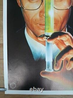 RE-ANIMATOR 2 (1990) v. Rare ROLLED original UK QUAD POSTER -Jeffrey Combs horror
