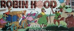 ROBIN HOOD (1973) original 1st release UK quad movie poster WALT DISNEY