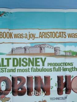 ROBIN HOOD (1973) original UK 1st Release quad movie poster in SUPERB CONDITION