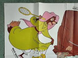 ROBIN HOOD (1973) original pair cut-out characters UK quad movie poster -DISNEY