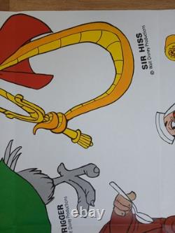 ROBIN HOOD (1973) original pair'cut-out characters' UK quad posters Disney