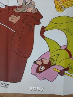 ROBIN HOOD (1973) original pair'cut-out characters' UK quad posters Disney