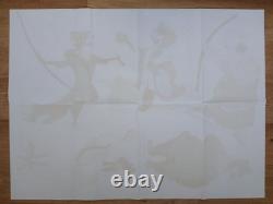 ROBIN HOOD (1973) original pair'cut-out characters' UK quad posters Disney