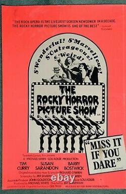 ROCKY HORROR PICTURE SHOW / PHANTOM OF THE PARADISE v. Rare original quad poster