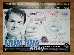 ROGUE TRADER (1999) rare original withdrawn UK d/s quad poster Ewan McGregor