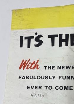 Rare 1963 ORIGINAL SWORD IN THE STONE Vintage Movie Poster UK Quad FIRST RELEASE