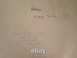 Rare 1973 King Dick UK Quad Poster Adult Animation Comedy Vintage Original