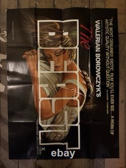 Rare 1975 THE BEAST UK Quad Poster -Walerian Borowczyk Cult Erotic Film Original