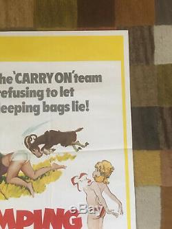 Rare ORIGINAL Carry On Camping Quad Film Poster
