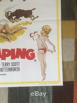 Rare ORIGINAL Carry On Camping Quad Film Poster