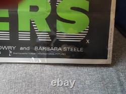 Rare Original 1975 Horror Film X Movie Poster SHIVERS UK QUAD 1970s 40x30