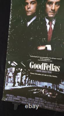 Rare Original GoodFellas Quad Poster 40 x 27 Collector's Item