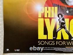 Rare Phil Lynott Songs for While I'm Away original 2020 Quad Poster