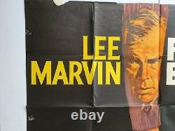 Rare Point Blank Original Uk Quad Movie Poster 1967 Lee Marvin