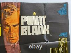 Rare Point Blank Original Uk Quad Movie Poster 1967 Lee Marvin