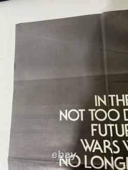 Rare ROLLERBALL Vintage Original 1975 First Release Movie Poster UK Quad 30x40