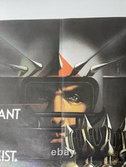Rare ROLLERBALL Vintage Original 1975 First Release Movie Poster UK Quad 30x40