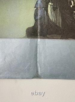 Rare ROLLERBALL Vintage Original 1975 First Release Movie Poster UK Quad 30x40